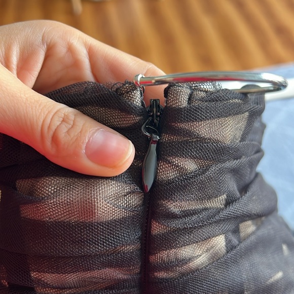 NBD Paula Gown in Black Tulle Maxi Dress Size XS - Picture 6 of 8